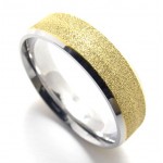 Colored Pearl Titanium Ring 20811