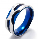 Blue Titanium Ring 20814