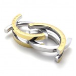 Puzzle Gold Titanium Ring 20953