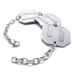 8.3 inch Titanium Bracelet for Women 20736