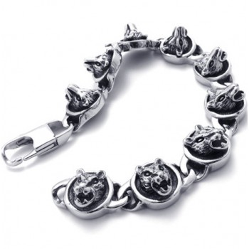 8.3 inch Cats Titanium Bracelet 20821