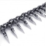 8.5 inch Claw Titanium Bracelet 20822