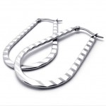 U-Drop Titanium Earrings 20574