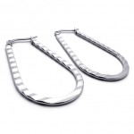 U-Drop Titanium Earrings 20574