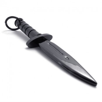 Black Dagger Titanium Pendant 20364