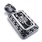 Scorpion Dog Tag Titanium Pendant 20436