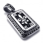 Dog Tag Titanium Pendant 20438