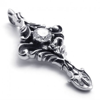 Rhinestone Titanium Pendant 20445