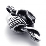 Wing Claw Gem Titanium Pendant 20501