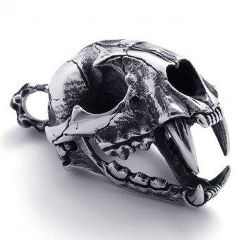 Dinosaur Skull Titanium Pendant 20525
