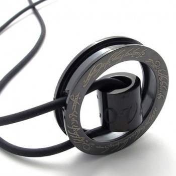 Black Ring Titanium Pendant 20552