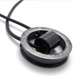 Black Ring Titanium Pendant 20552