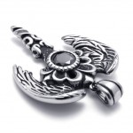 Wings Gem Titanium Pendant 20631