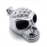 Skull Mask Titanium Pendant 20758