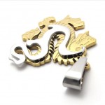 Gold Dragon Titanium Pendant 20760