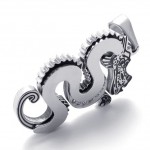 Silver Dragon Titanium Pendant 20762