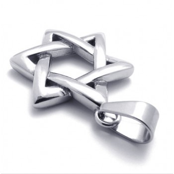 Lucky Hexagram Titanium Pendant 20966