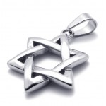 Lucky Hexagram Titanium Pendant 20966