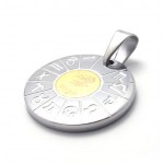 Virgo Titanium Pendant 20980