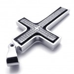 Black Titanium Cross Pendant 20466