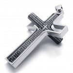 Black Titanium Cross Pendant 20466