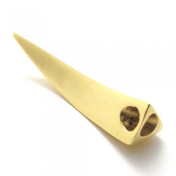 Gold Titanium Wolf Tooth Pendant 21040