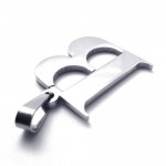 Titanium Letter "B" Pendant 21099