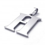 Letter "H" Titanium Pendant 21105