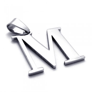 Titanium Pendant for "M" Letter 21115