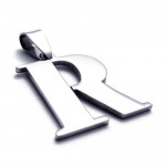 Letter "R" Titanium Pendant 21120