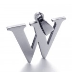 Letter "W" Titanium Pendant 21125