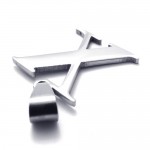 Titanium Letter "X" Pendant 21126