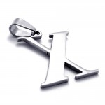 Titanium Letter "X" Pendant 21126