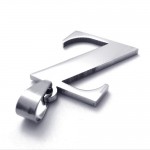 Letter "Z" Titanium Pendant 21128