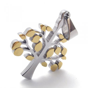 Tree Titanium and Gold Pendant 21132