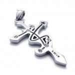 Aries Titanium Rhinestones Pendant 21170