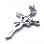 Titanium Libra Pendant with Rhinestones 21174