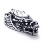 Dragon head Titanium Pendant with Zircon 21180