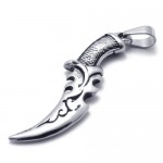 Knife Titanium Pendant 21292