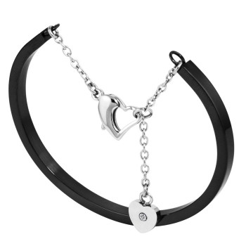 Tatanium Bangle Adjustable (Black, Silver, Rose Gold) BG810