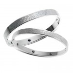 Tatanium Cross Magnetic Energy Health Couple Bangles C716