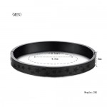 Tatanium Black Stars Couple Bangles C863