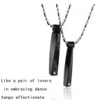 Titanium Steel Lover Couples Pendant Tango Affectionate