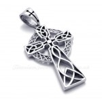 The Cross Titanium Pendant Necklace With A Loop (Free Chain)