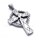 Titanium Cross Pendant Necklace (Free Chain)