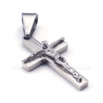 Women's Titanium Cross Pendant Necklace (Free Chain)