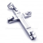 Titanium Cross Pendant Necklace (Free Chain)