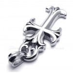 Titanium Cross Pendant Necklace (Free Chain)