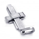 Fashion Titanium Cross Pendant Necklace (Free Chain)