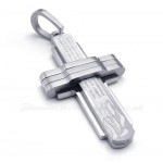 Fashion Titanium Cross Pendant Necklace (Free Chain)